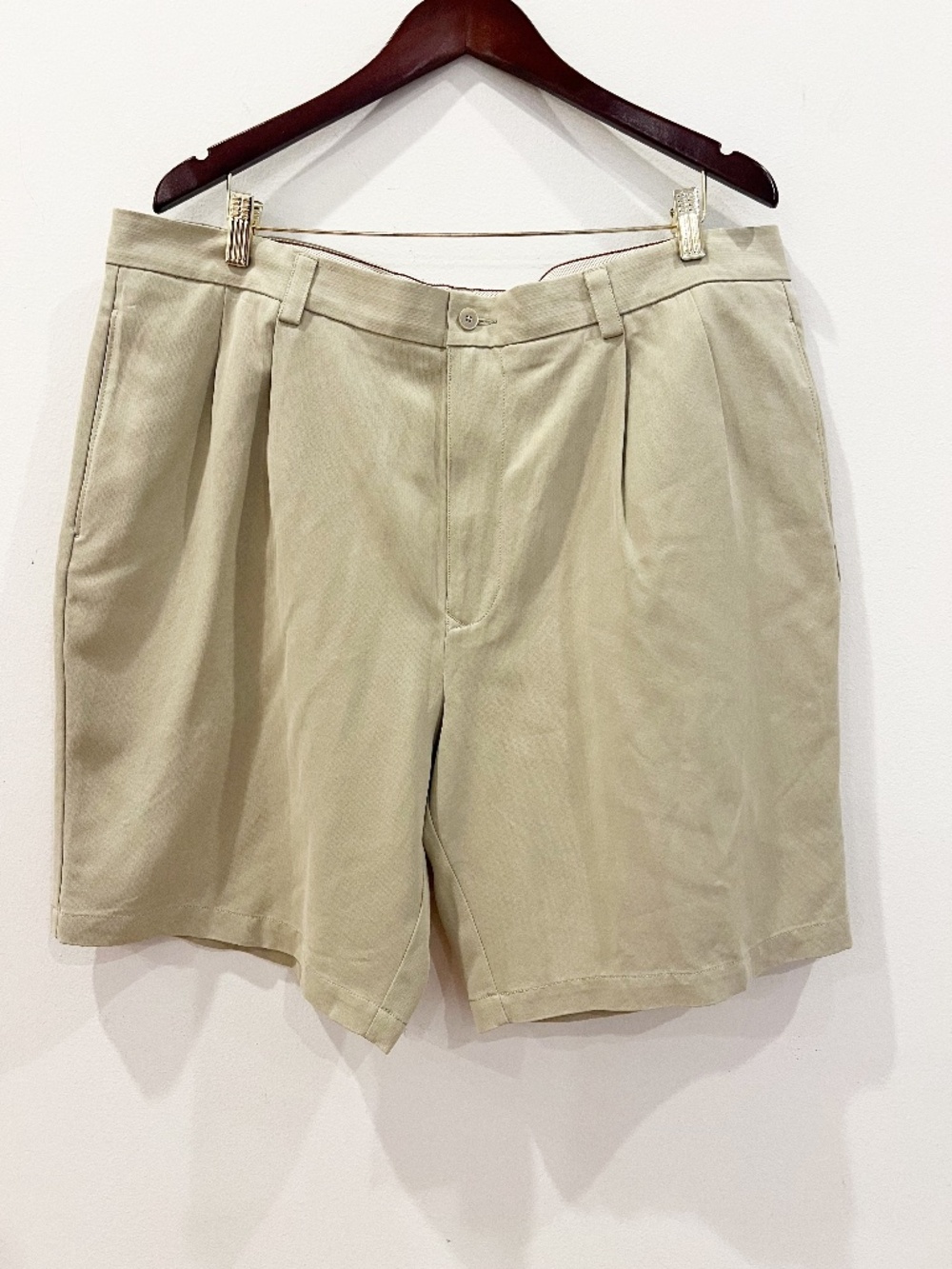 Tommy Bahama Shorts Mens 40 Khaki Brown Silk Sandpoint Dressy Travel Resort NEW